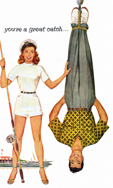 theniftyfifties:  Detail from a 1952 Van Heusen sport shirt advertisement.