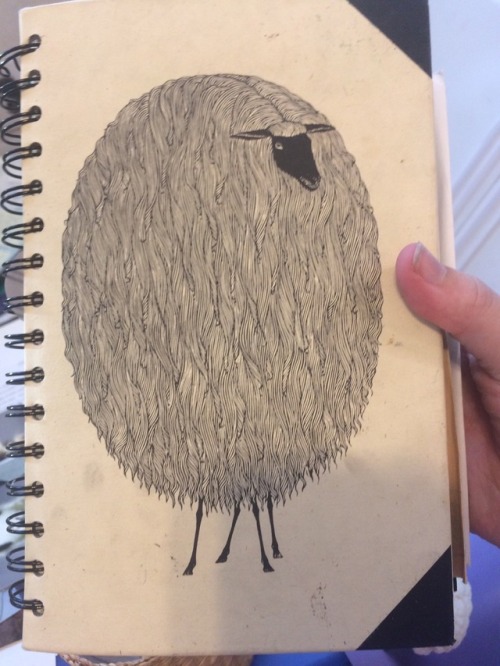 Sheep scrapbook!! So overstuffed it cannot close!