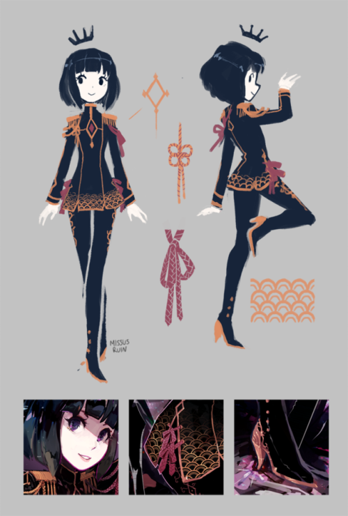 missusruin: deets from an old houseki no kuni fashion zine I was in last year