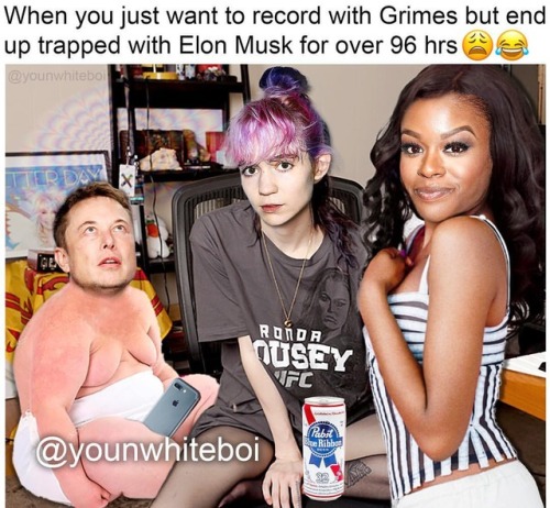 @azealiabanks @grimes @elonmusk @teslamotors @worldstar @theshaderoom @tmz_tv #azeliabanks #grimes #