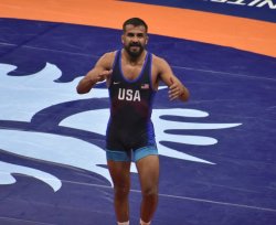 wrestlingisbest:  Bronze at 61kg for Joe Colon!Pic Flowrestling