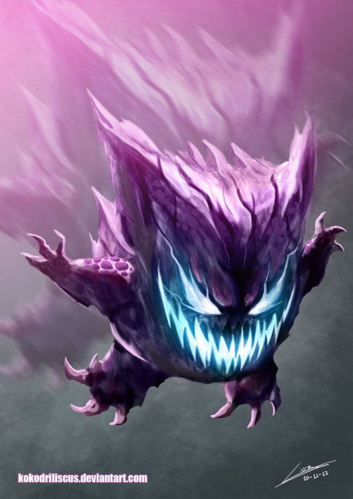 artworksforall:  The evolutions of gastly  by kokodriliscus