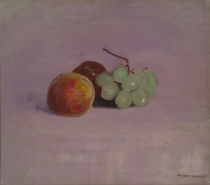 artist-redon: Still life, Odilon Redon Medium: oil,canvas 