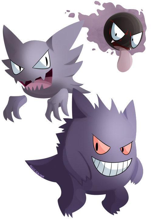 angelicneonanime:@ashlethenggm and @fixits both suggested some gengar and I thought why not do the w