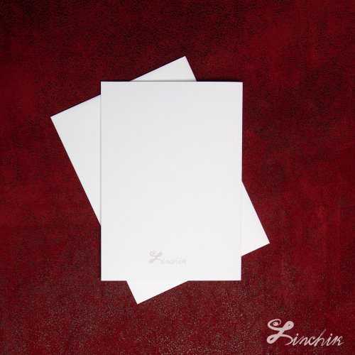 Fine Art Swimming Red Orchids Blank Greeting Card w/envelope, All Occasion Note Card - 5&quot;x7