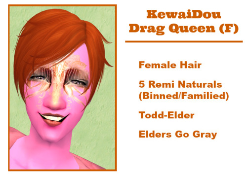 Let’s begin our unisex hair presents with this very cool hair from KewaiDou! It comes in Remi’s natu