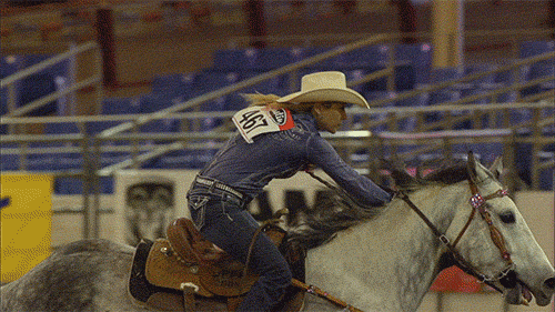 Riding Cowgirl
