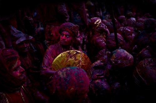 Lathmar festival celebrationsPhotographs by Saurabh Das/AP (via yahoonewsphotos)