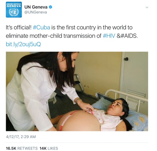 Cuba Eliminates Mother-To-Child Transmission Of HIV And Aids