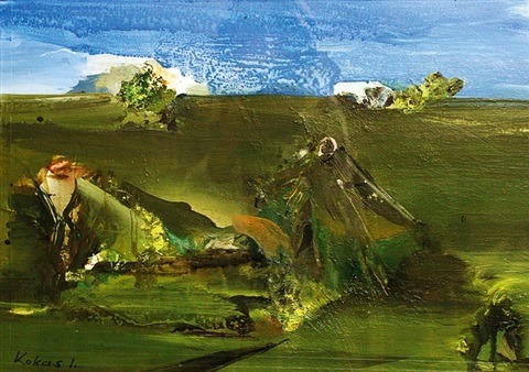 Ignác Kokas (1926–2009)Beesteledikacrylic on canvas