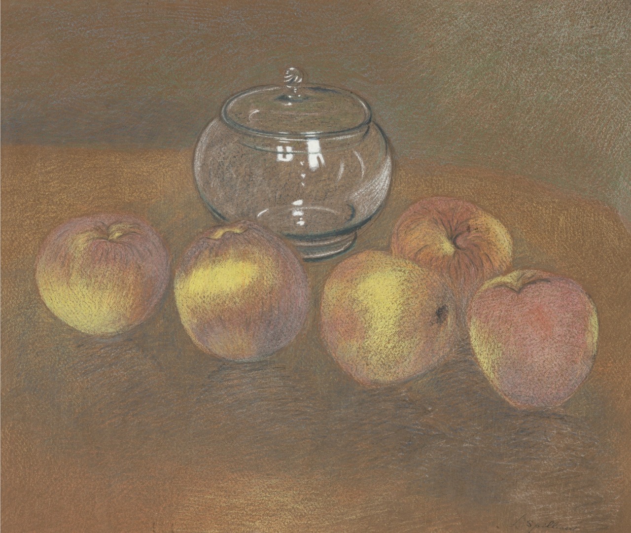 thunderstruck9:  Léon Spilliaert (Belgian, 1881-1946), Pommes et bol en verre [Apples
