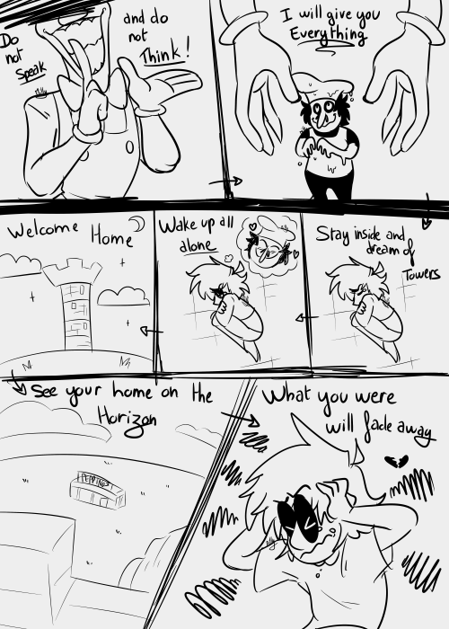 "Tower" (a Pizza Tower 3 Pages Comic)