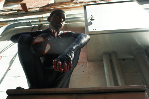 nikolasdraperivey:  CINEMATIC MILES MORALES COSPLAYYo! My name is Nikolas A. Draper-Ivey…This is cosplay as Cinematic Miles Morales: The Ultimate Spider Man. This suit was made by Jesse Covington ( Writer and Costume Designer) and sewn by Sasha