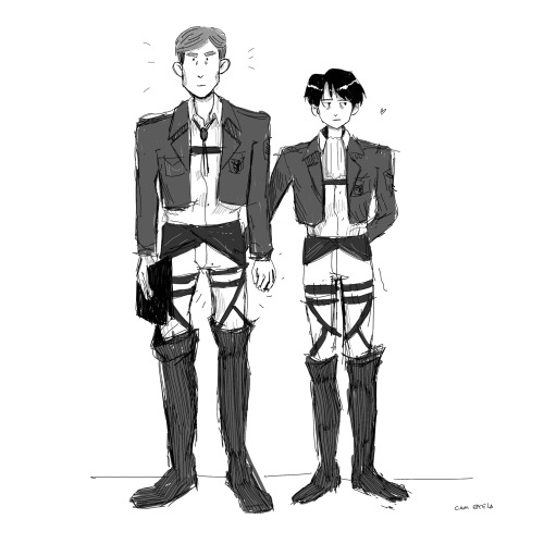 I was peer pressured into watching snk (jk I love u friends) and I had only watched the first season