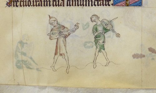 Illustrations from the Queen Mary Psalter, England, 1310-1320