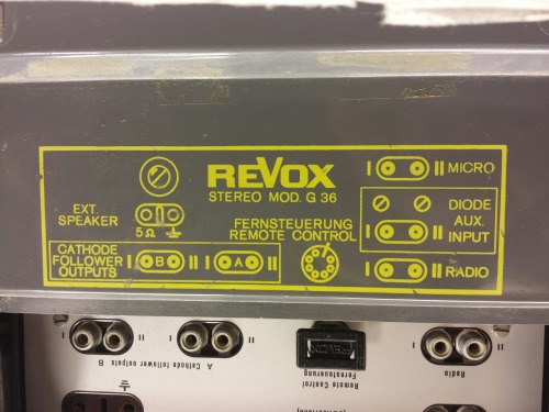 Revox G36 MK I Reel to Reel Tape Recorder, 1963