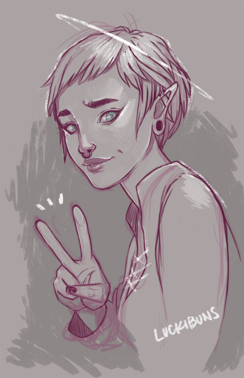 A decompress sketch after what seems like a busy social week.Also thinking of changing my artist nam