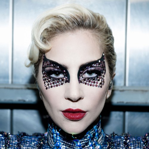 thattboyisamonster:Lady Gaga backstage at this year’s Super Bowl.
