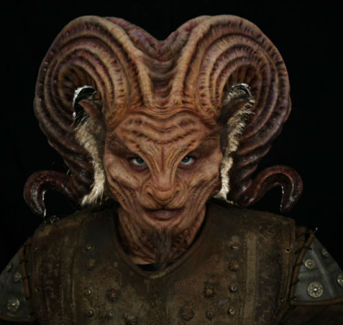 The Satyr created by Millennium FX for the BBC series “Wizards vs. Aliens”. #MonsterSuitMonday