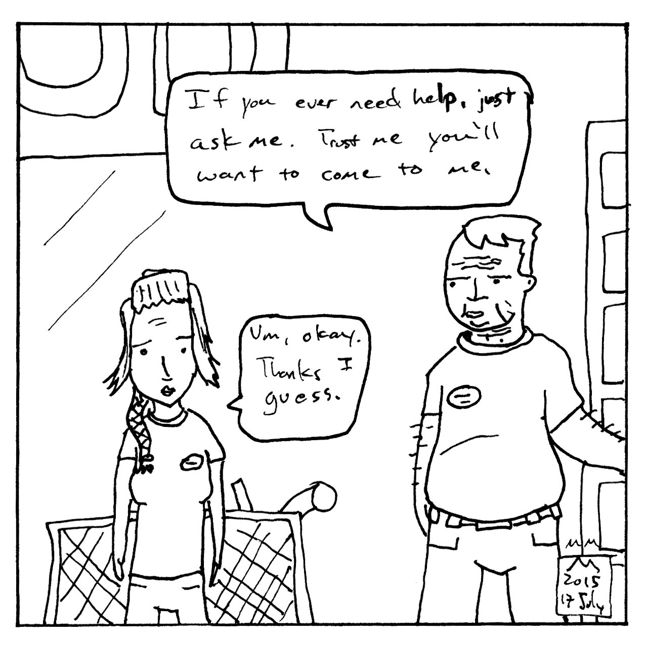 retail-comics:
“ retail comics - 2
Trust me you want to get help from Dennis.
”