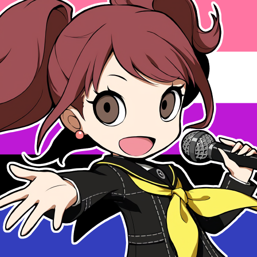 Pursuing My True Self! - Persona Q2 Rise Pride Icon Set[ P4 Protag | Yosuke | Chie | Yukiko | Kanji 