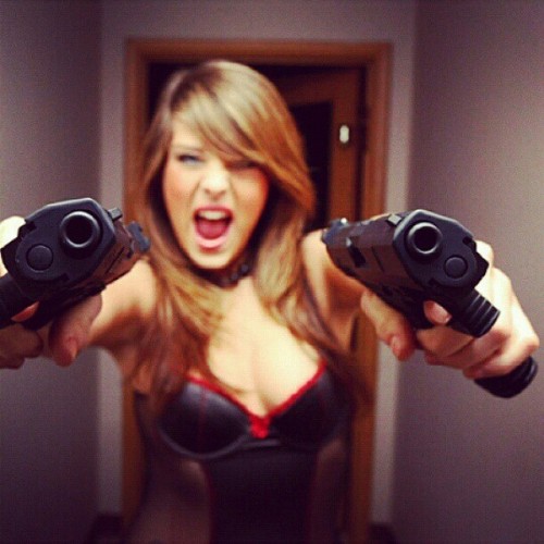 Porn Pics mysidekick10mm:  #gunsandgirls #Gunporn