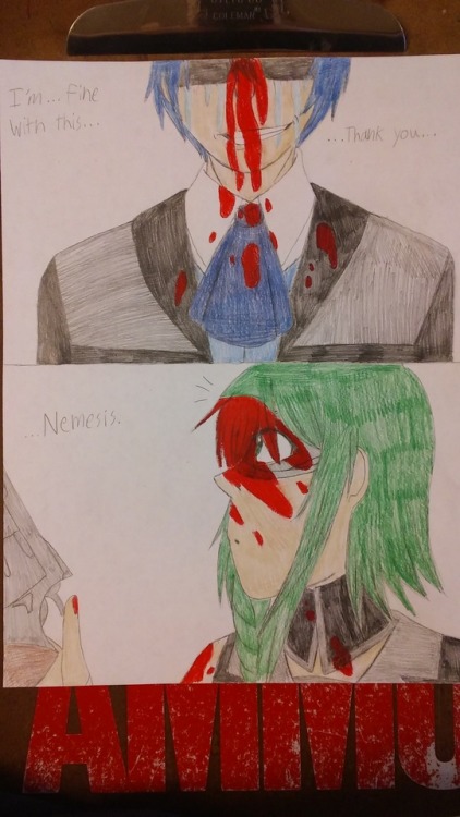tomboyjessie13:[TRIGGER WARNING: TONS OF BLOOD] This was requested by imagin26 of DeviantART. She wa
