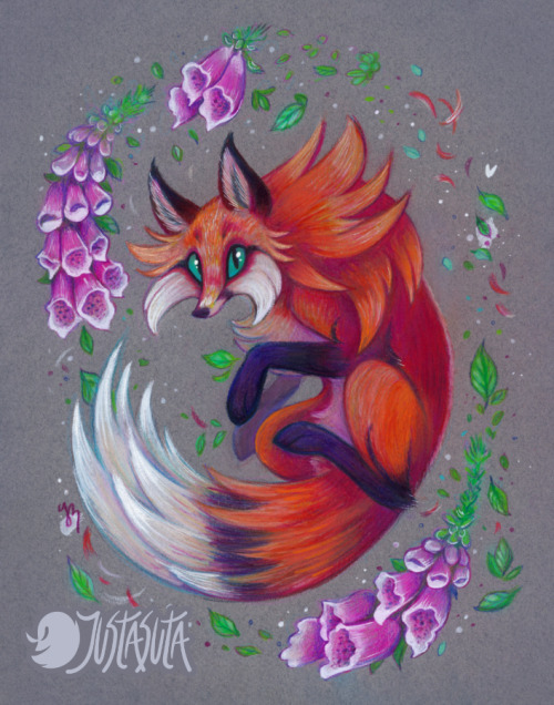 Remember, foxes don’t wear gloves New print ;D –> https://www.inprnt.com/gallery/justasuta/