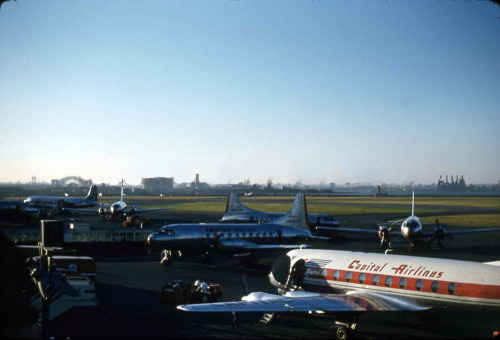 At LaGuardia Airport, date unknown