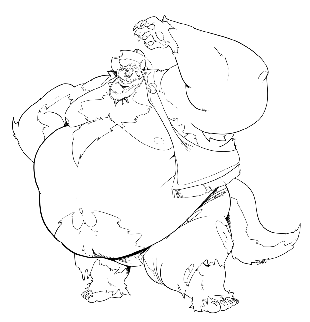 smandraws:  i like werewolves a lotthe chunkier the better