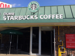benkling:  &ldquo;Although we are a fully functioning coffee shop, for legal reasons Dumb Starbucks needs to be categorized as a work of parody art. So, in the eyes of the law, our ‘coffee shop’ is actually an art gallery and the ‘coffee’ you’re