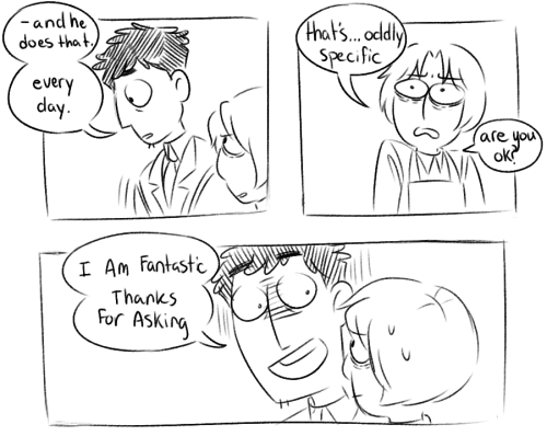 jadeyarts:minegishi asks serizawa about what its like to work at spirits n such