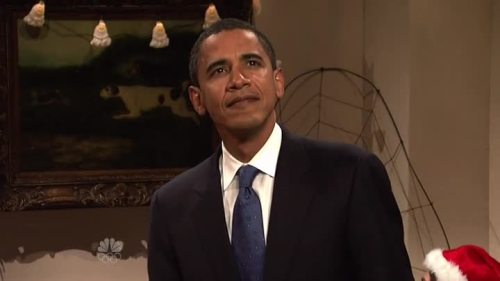 lavenderlaceprincess:bluedogeyes:Saturday Night Live Halloween Special 2013Isn’t the president suppo