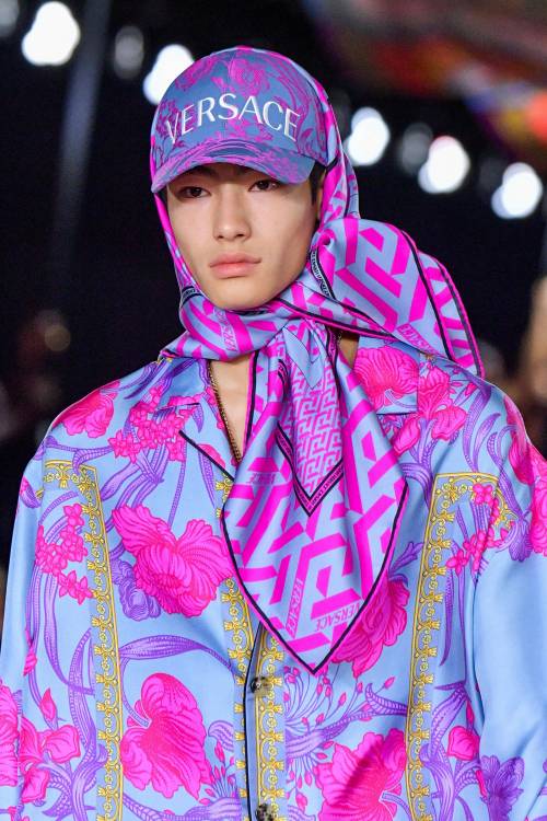 modelsof-color:  Brando at Versace SS 22  