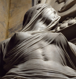 lamourdesetoiles:  &ldquo;Modesty&rdquo; Carved in marble by Antonio Corradini, 1752 