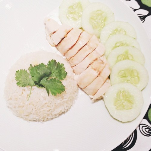 homemade chicken rice (from scratch)