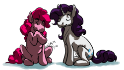 themarinianpress:  because Pinkie Pie is my favorite and Rarity is important. Also, they’re besties, so why the hell not? They’re such a fantastic dynamic; reminds me of a lot of my own friendships.  x3