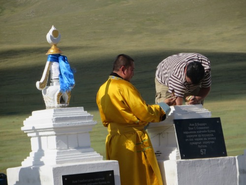 A grinning monk with nut-brown eyes invites Ona and me to his monastery in a ger. His father and grandfather were monks and hid in the surrounding hills during the dark years of communist persecution when thousands of monks were killed. Now he and...