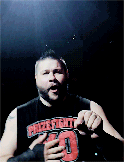kevinsteen:  Kevin Owens hates my CM Punk t-shirt