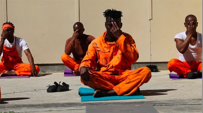 chick-fe-latio:  urfavblackgirl:  lowpapi:  blackyogis:  Yoga in Prison  Nigga this