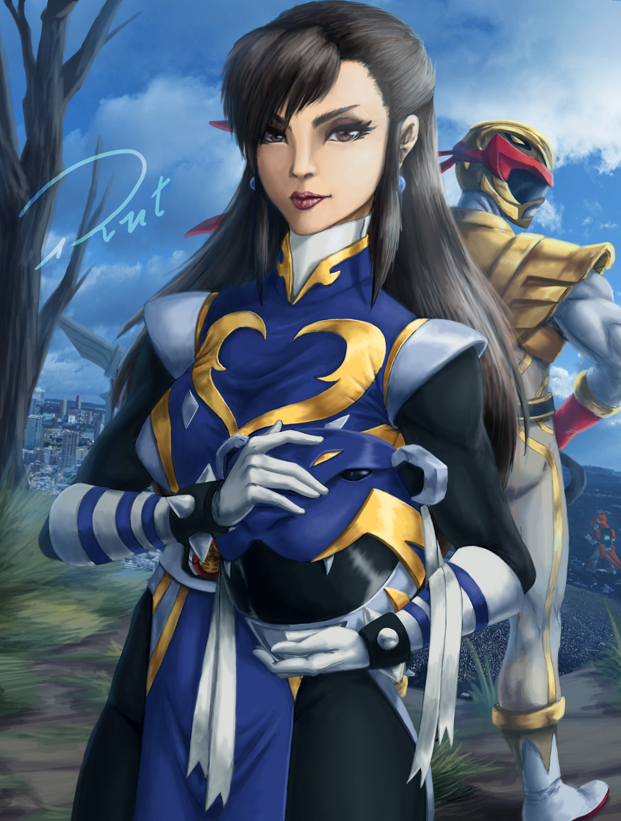 rnt-mx:  Happy Power Rangers Day!! Here is Chun-li as the mighty Storm Tiger Ranger