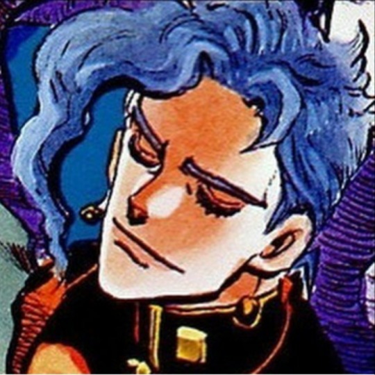 daily-kakyoin-jotaro:Ngl, blue haired Kakyoin is pretty good 