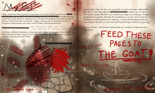 This Journal Page Gave Me A Lot Of Trouble... As You Might Be Able To Tell, Stan Went Over It And Did