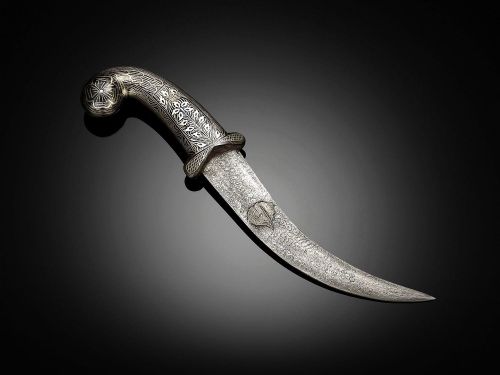 art-of-swords:Jambiya DaggerDated: 19th centuryCulture: MoroccanMeasurements: Overall length: 14&rdq