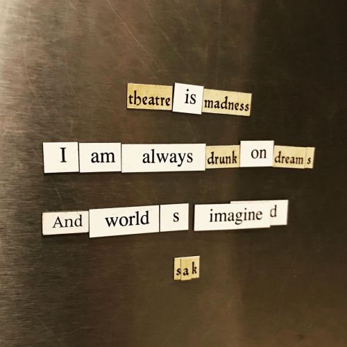 A refrigerator magnet haiku! #writersofinstagram #poetry #haiku #magnet #refrigeratormagnets #writin