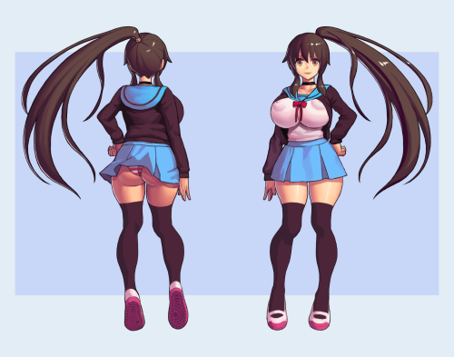kruth666:  Commission: Kyonko character sheet I think the design of the gym uniform outfit belongs to N-H (pixiv id 9635), but I’m not sure. 
