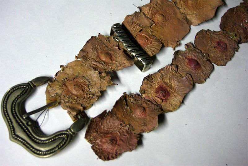 benthead:  Ed Gein made a belt from female human nipples. 
