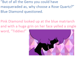 Badficniverse:from The Fanfic “Blue Diamond Thinks That’s A Pretty Good Reason” 