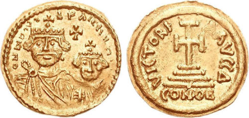 Coins of Avars, 6th/7th century. Source: Classical Numismatic Group, Inc. http://www.cngcoins.com [C