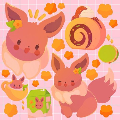 retrogamingblog2:Pokemon Sticker Sheets made by puffychi